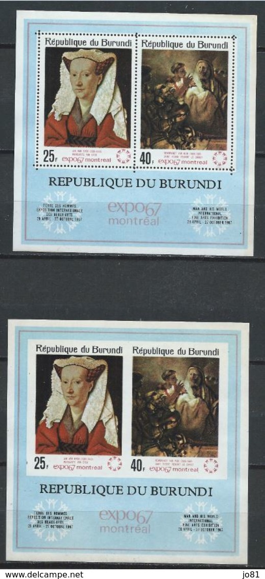 Burundi COB BL20 + 20A XX / MNH - Neufs