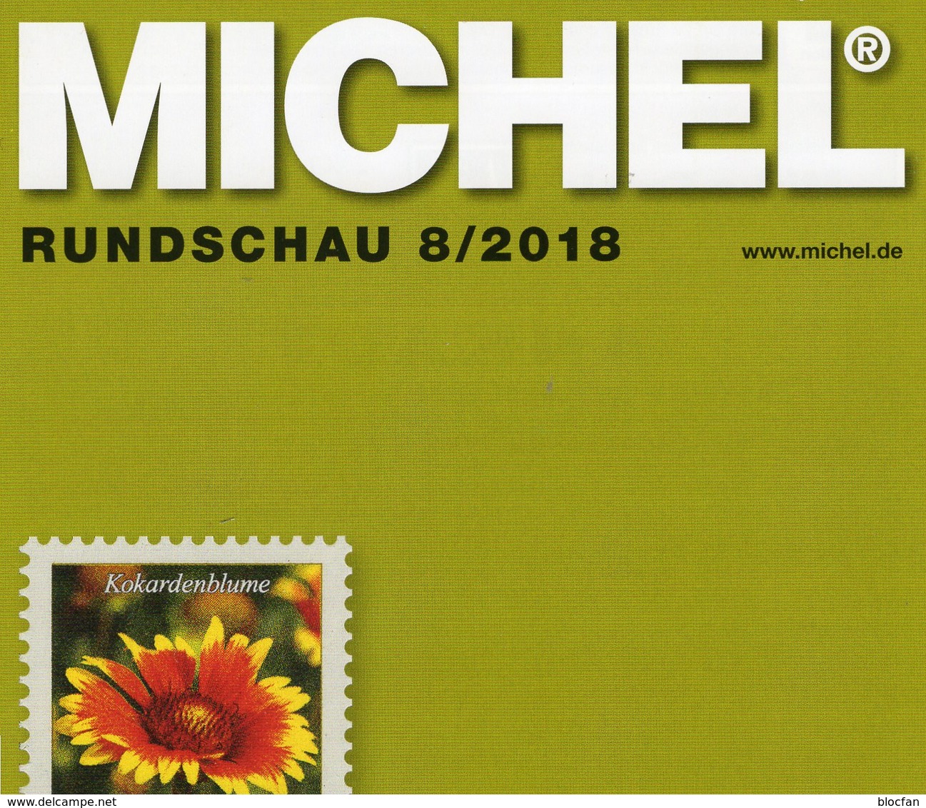 MICHEL Briefmarken Rundschau 8/2018 Neu 6€ Stamps Of The World Catalogue/magacine Of Germany ISBN 978-3-95402-600-5 - Tematiche