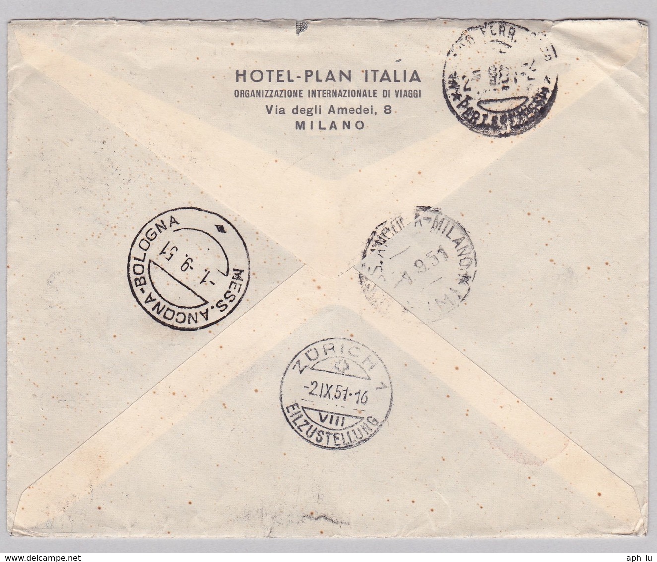 Brief In Die Schweiz (br5061) - 1946-60: Marcophilie