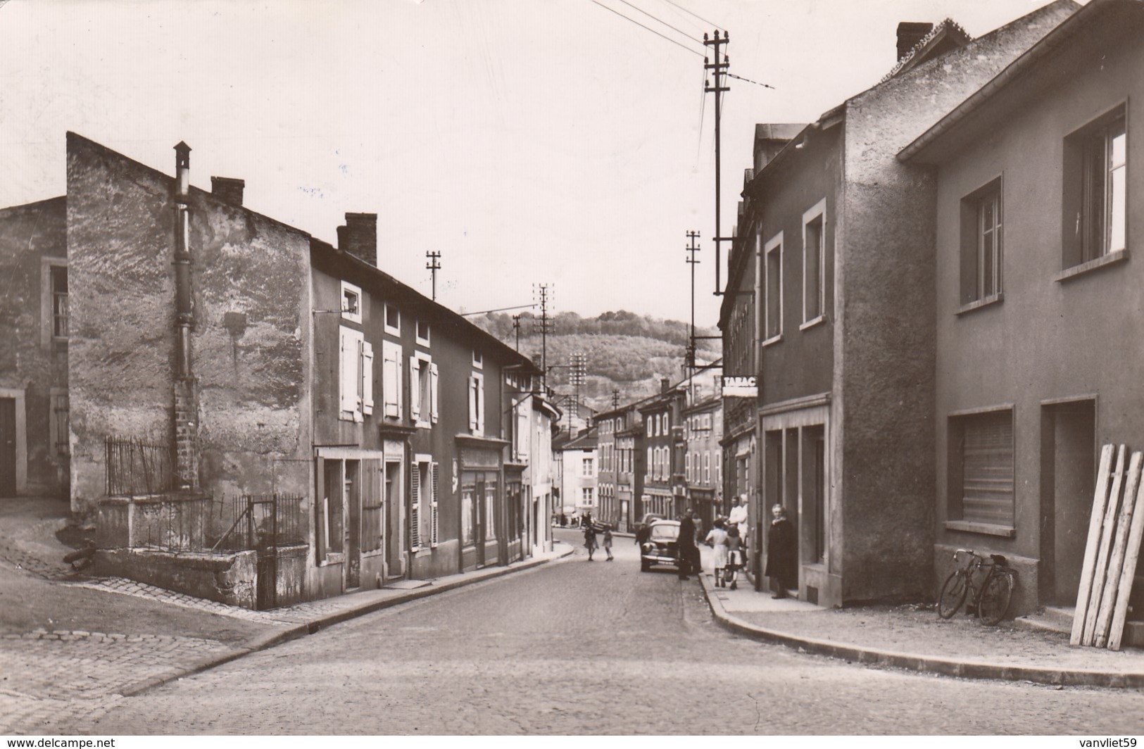 MOYEUVRE GRANDE-RUE FABERT-CARTOLINA VERA FOTOGRAFIA-VIAGGIATA IL 27-5-1953 - Autres & Non Classés