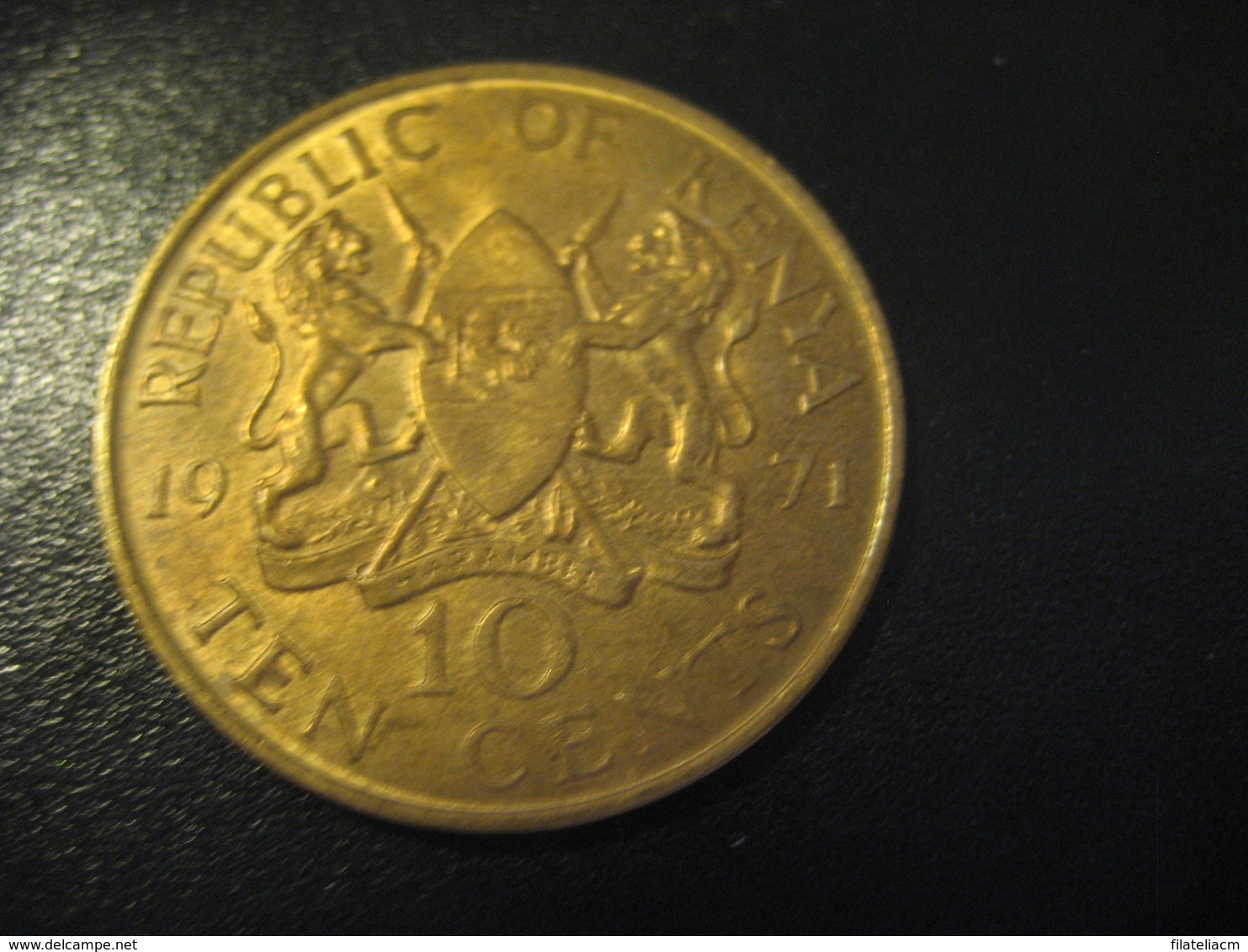 10 Ten Cents 1971 KENYA Coin Nice Condition - Kenya