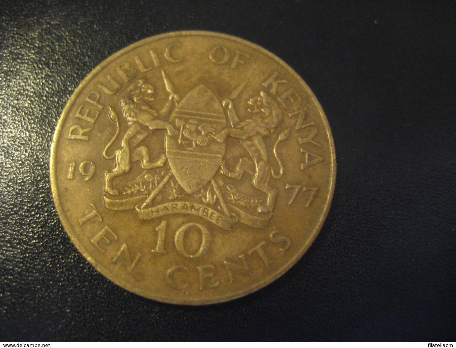 10 Ten Cents 1977 KENYA Coin - Kenya