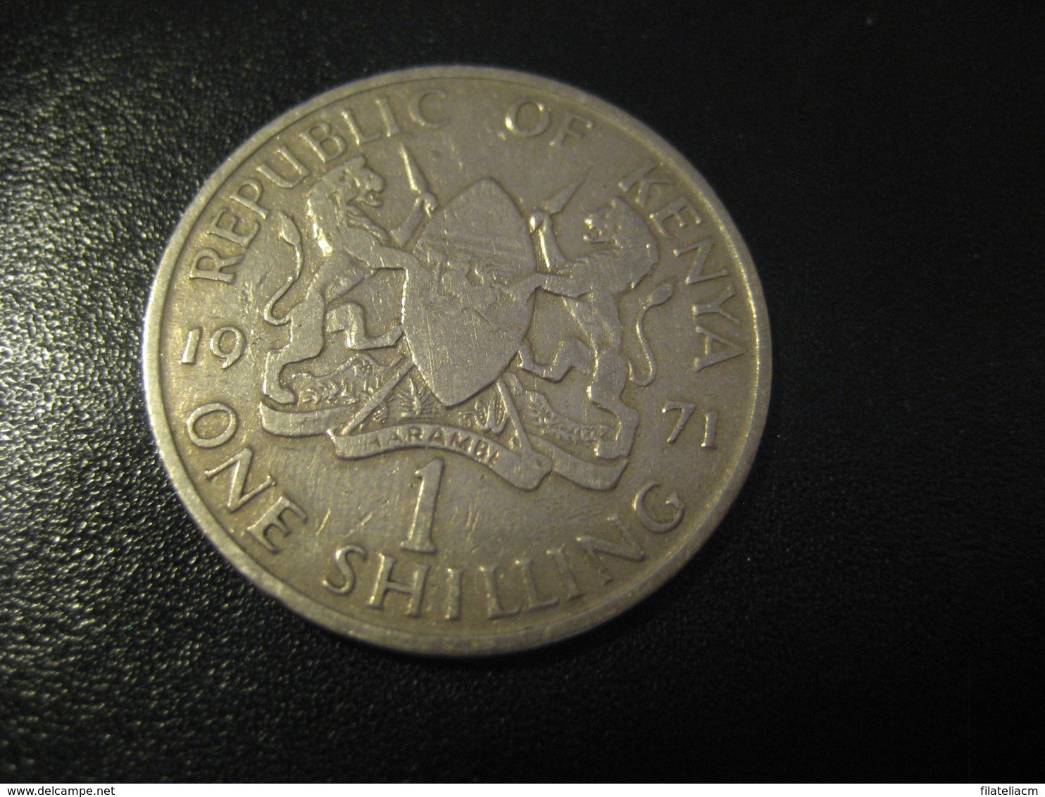 1 One Shilling 1971 KENYA Coin - Kenya