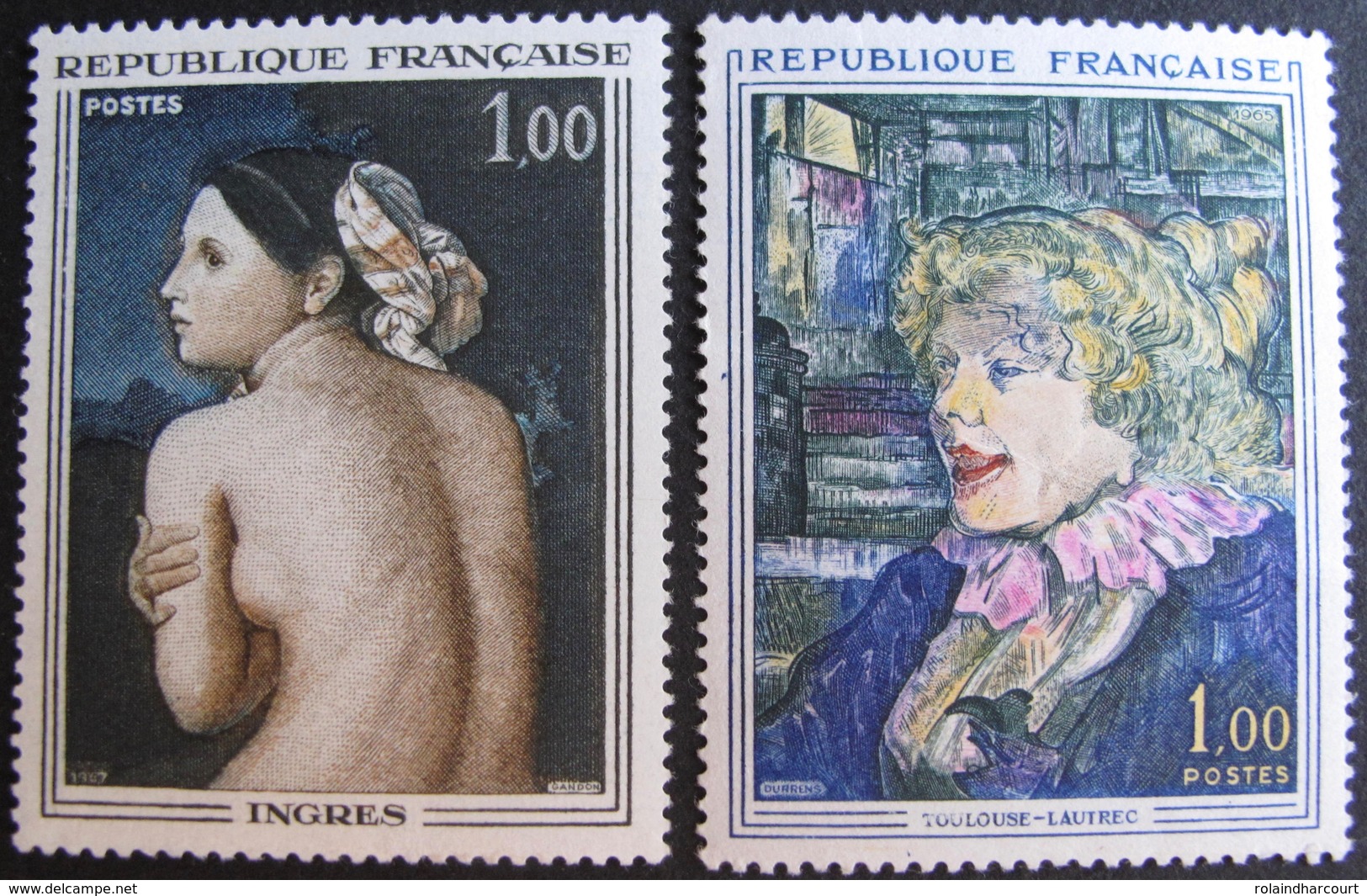 1843 - TABLEAUX : INGRES / TOULOUSE-LAUTREC - N°1426 + 1530 - TIMBRES NEUFS** - Collections