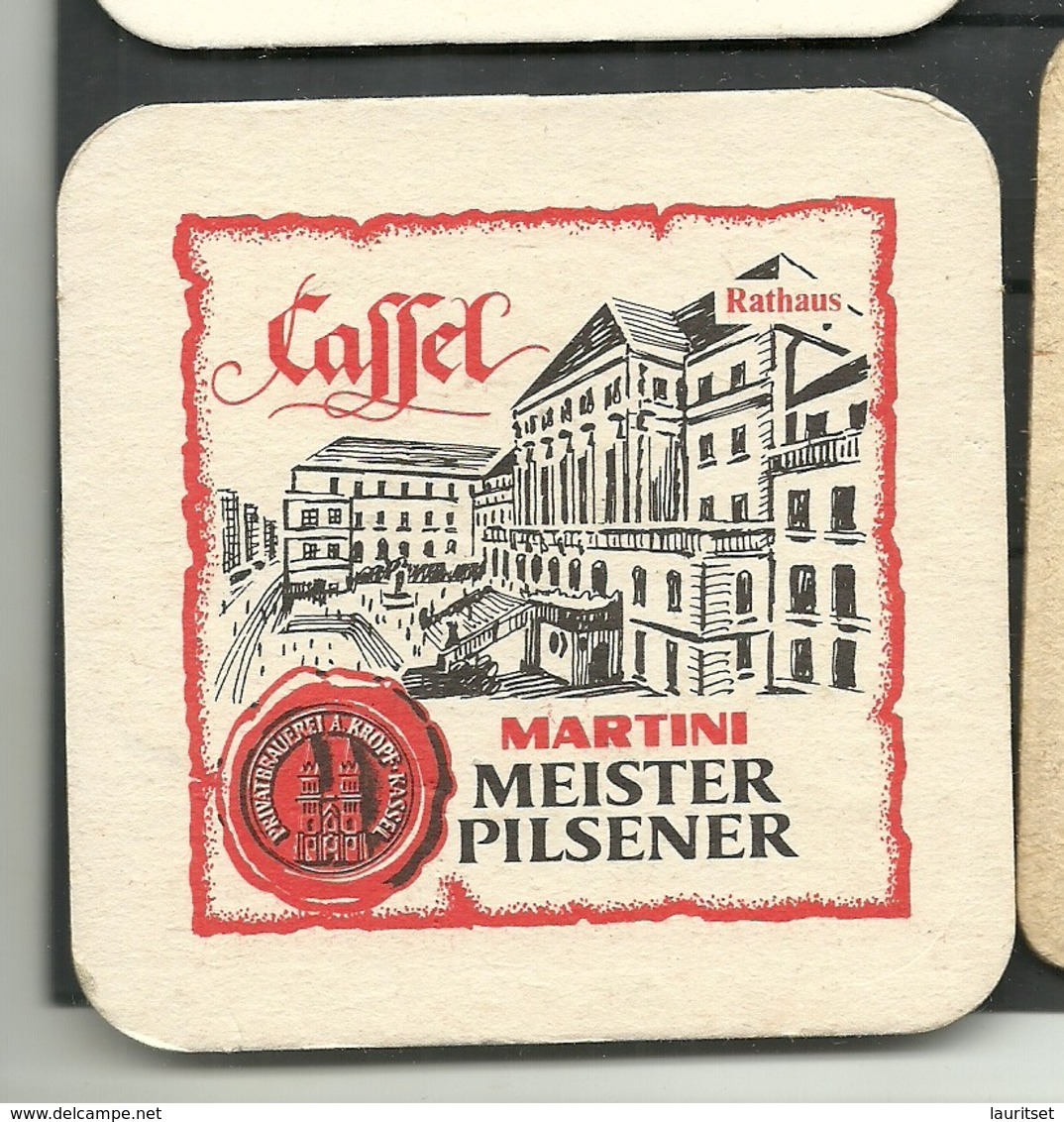 Bierdeckel Deutschland Cassel Rathaus Martini Meister Pilsener - Sous-bocks