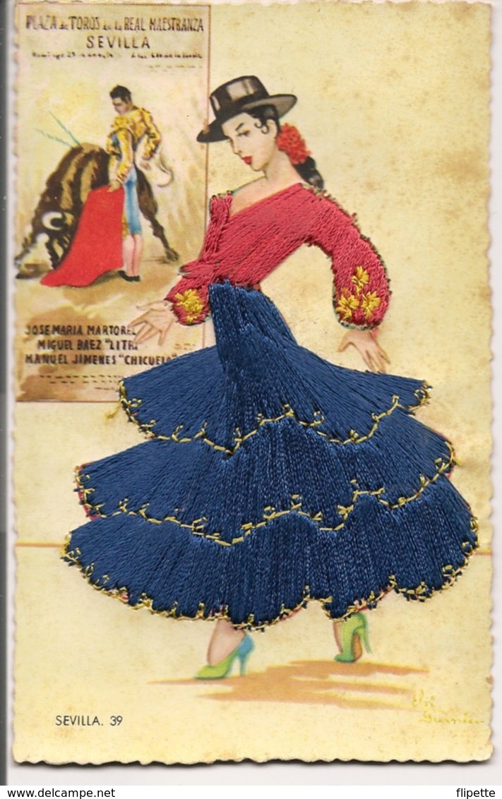 L150B417 - Costume Entièrement Brodé - Sevilla  - CEME N°39 - - Embroidered