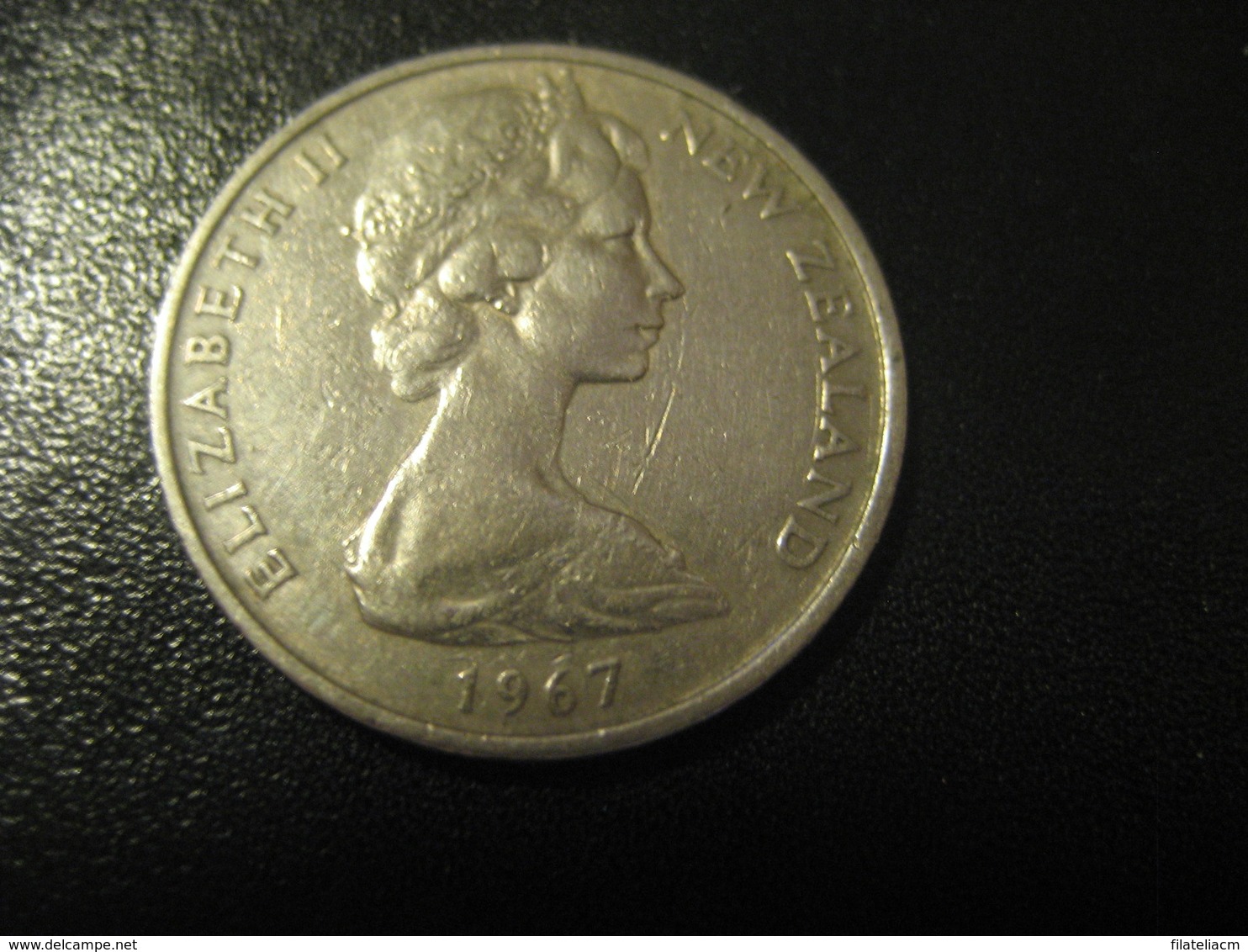 One Shilling 10 NEW ZEALAND 1967 QEII Coin - Nouvelle-Zélande