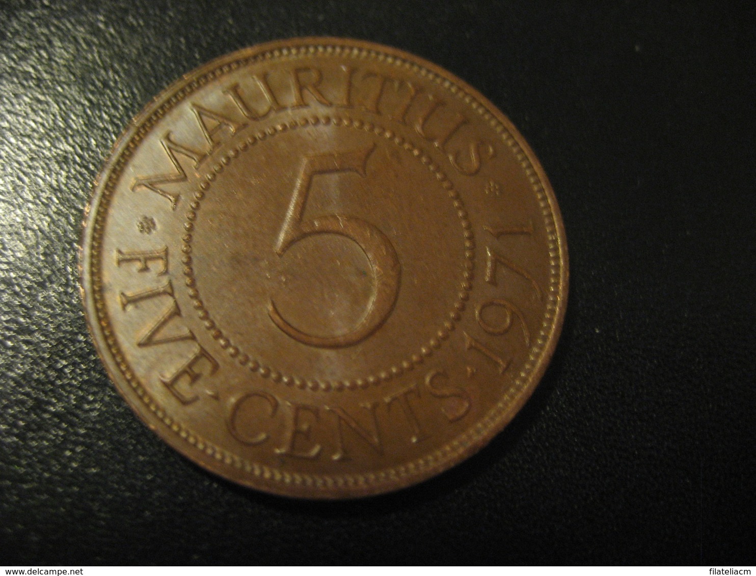 5 Five Cents MAURITIUS 1971 QEII Coin British Area Colony - Maurice