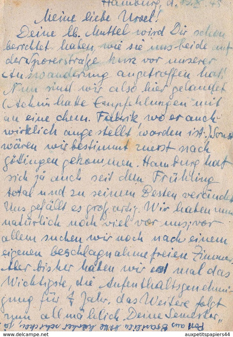 Lot de 24 CPA Lettres avec Timbre et Cachet avec correspondance Allemande de 1900 à 1960 - DDR - Deutschland