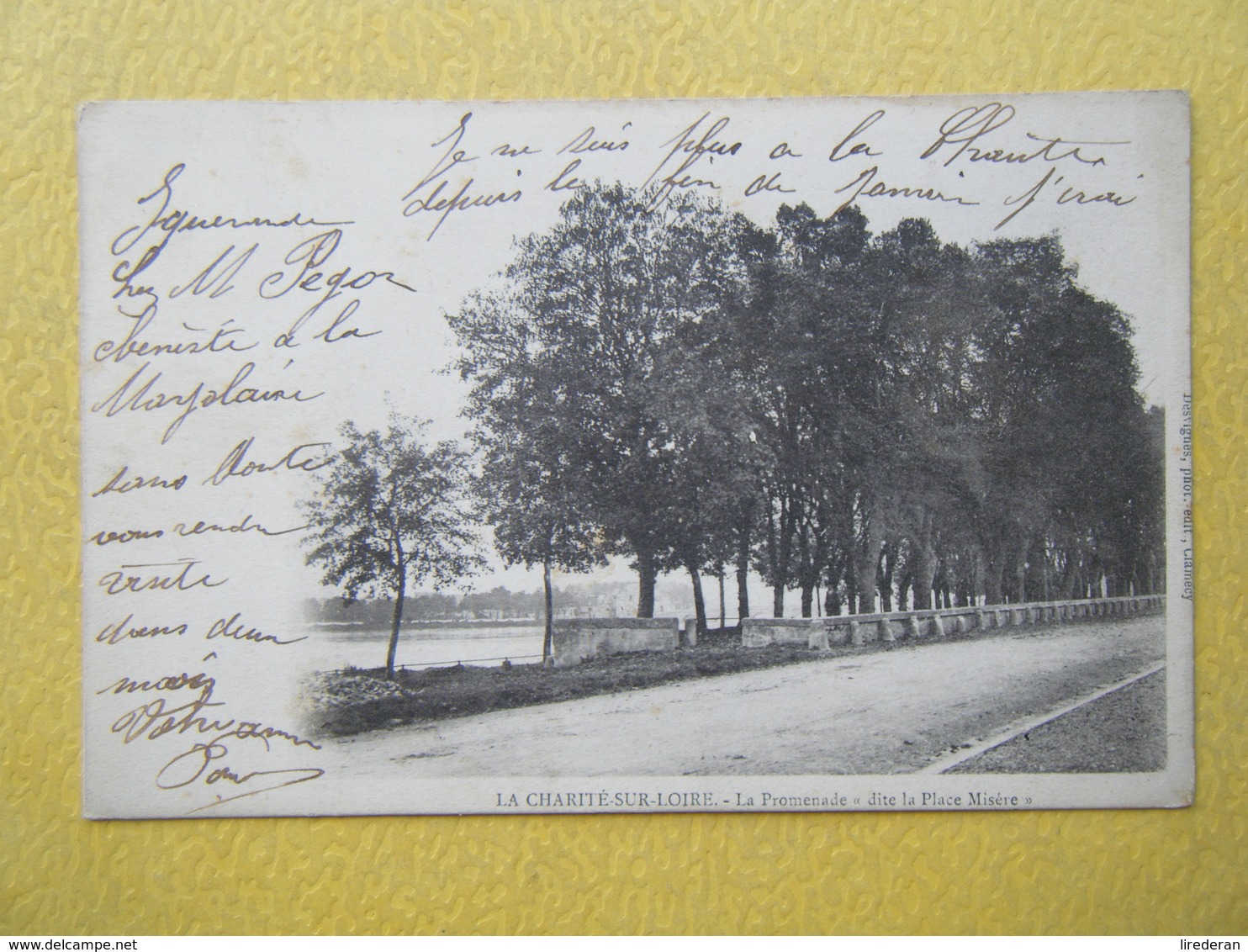 LA CHARITE SUR LOIRE. La Promenade Dite La Place Misère. - La Charité Sur Loire