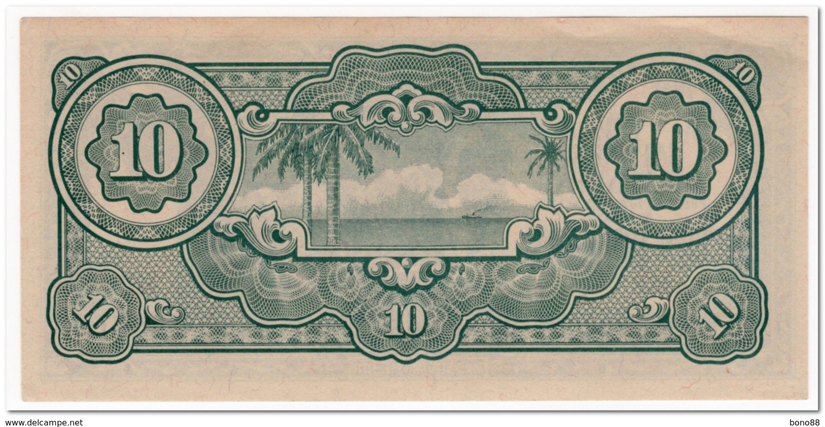 MALAYA,JAPANESE OCCUPATION,10 DOLLARS,P.M7,1942-44,AU-UNC - Sonstige – Asien