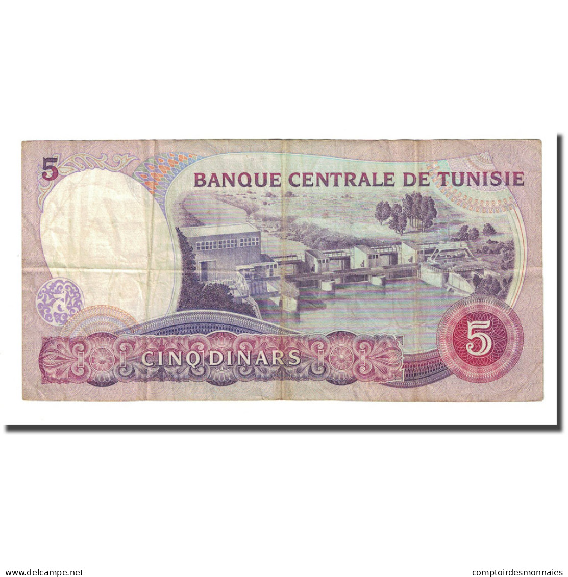 Billet, Tunisie, 5 Dinars, 1983-11-03, KM:79, TB - Tusesië