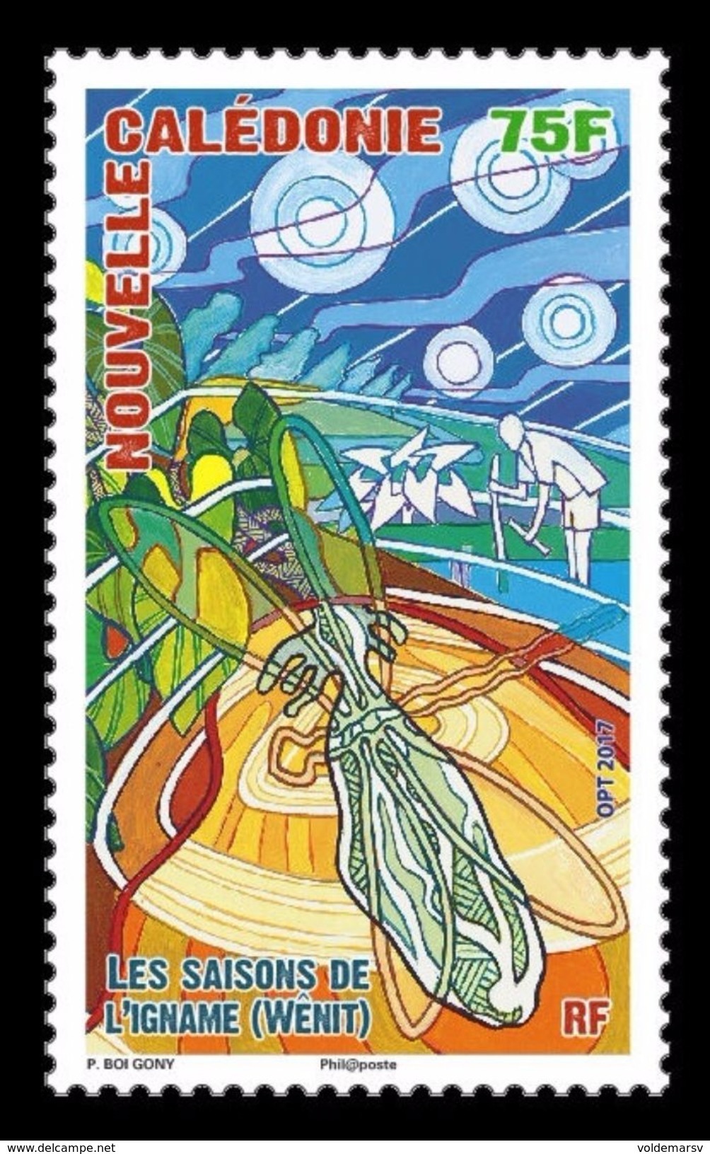 New Caledonia 2017 Mih. 1736 Flora. Exotic Vegetable Yam MNH ** - Neufs