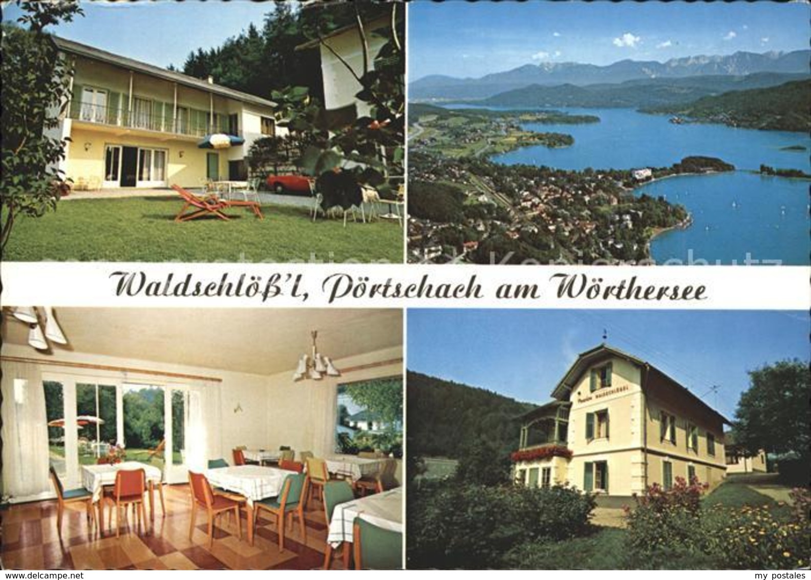 72065794 Poertschach Woerthersee Fremdenheim Waldschloessl Gaststube Panorama - Sonstige & Ohne Zuordnung