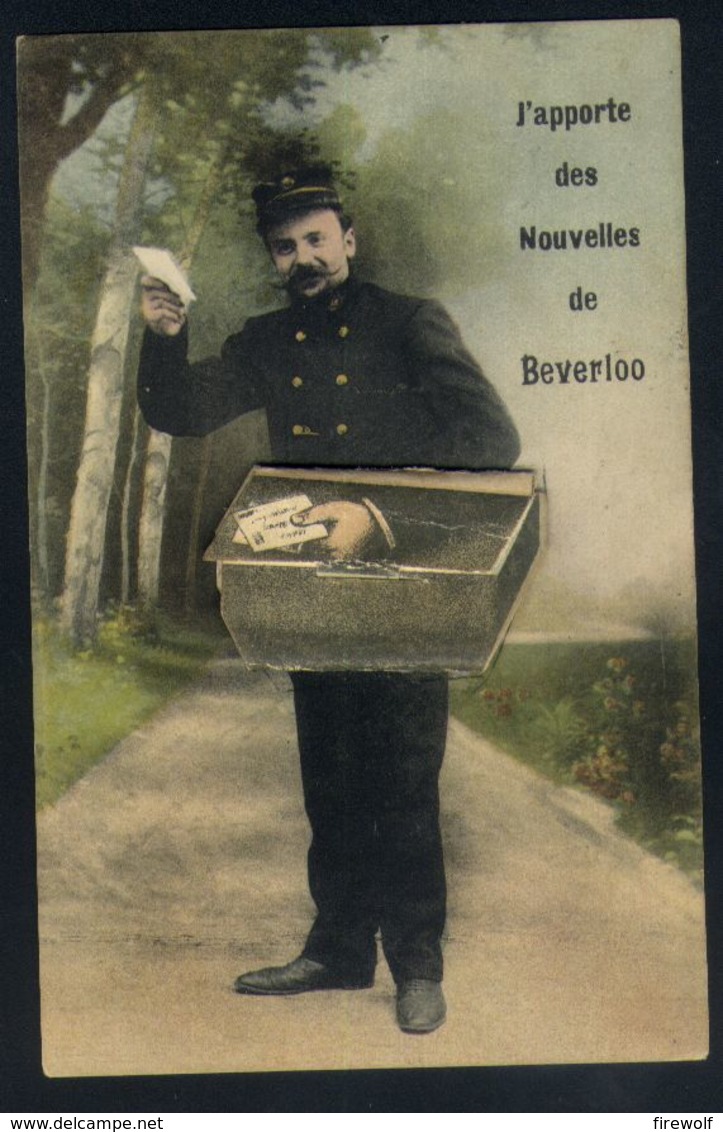 X01 - Beringen / Beverlo - J'apporte De Nouvelles De - 8 Minikaartjes - Postbode / Facteur - Gebruikt 1911 Hechtel - Beringen