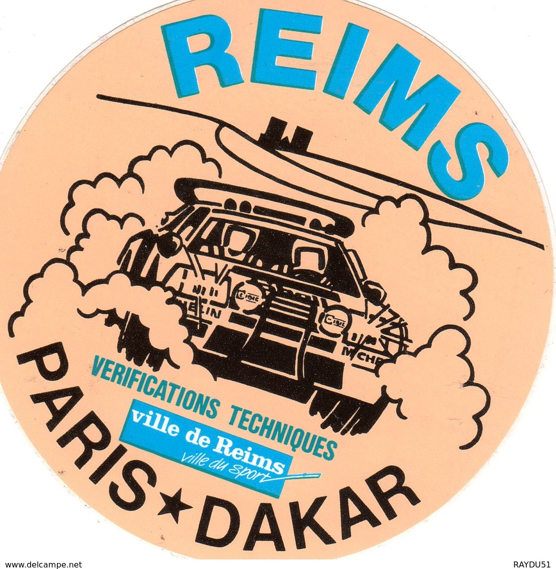 REIMS - PARIS DAKAR - Autocollants