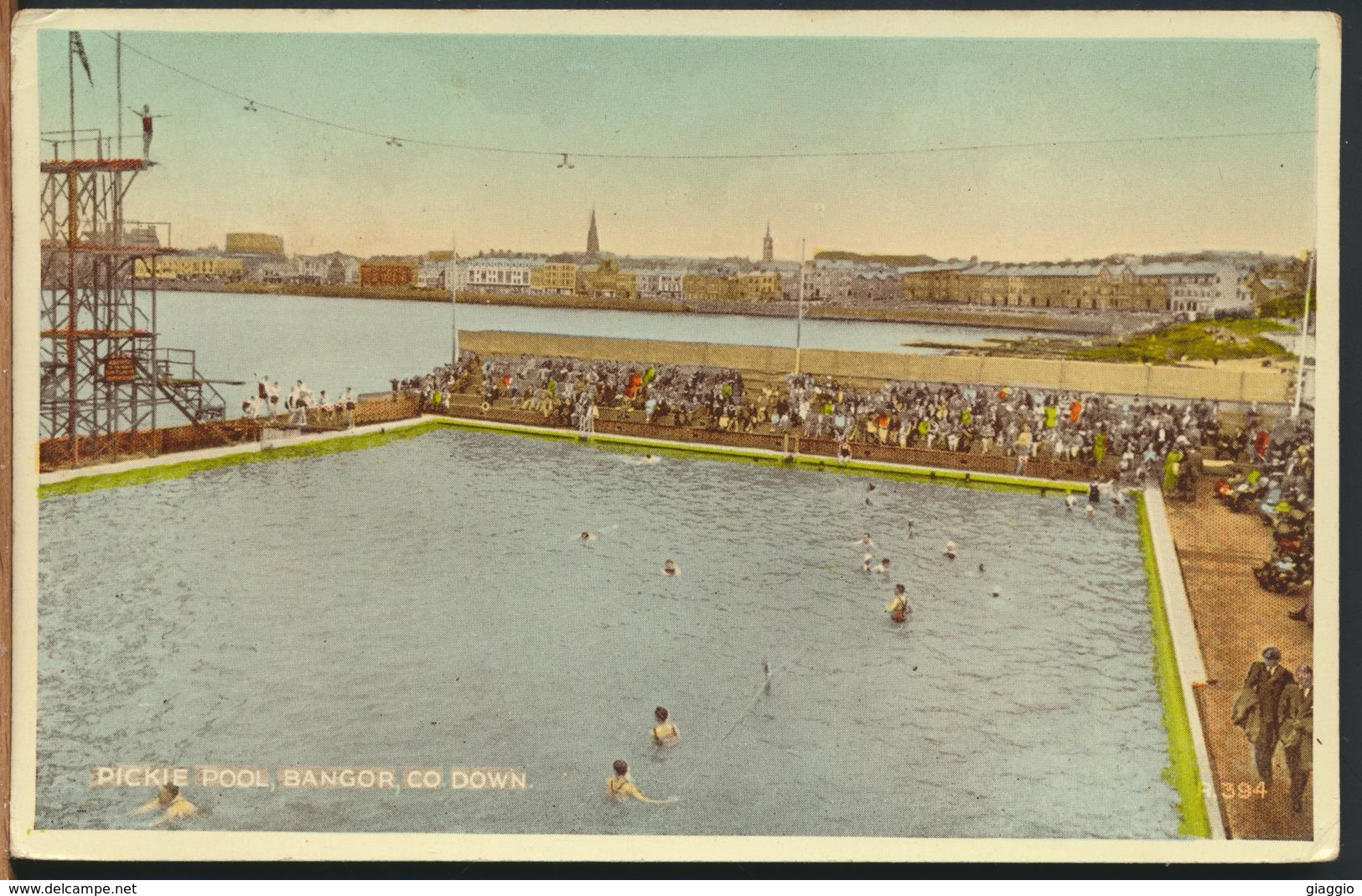 °°° 11646 - NORTHER IRELAND - PICKIE POOL , BANGOR , CO. DOWN - 1948 With Stamps °°° - Down