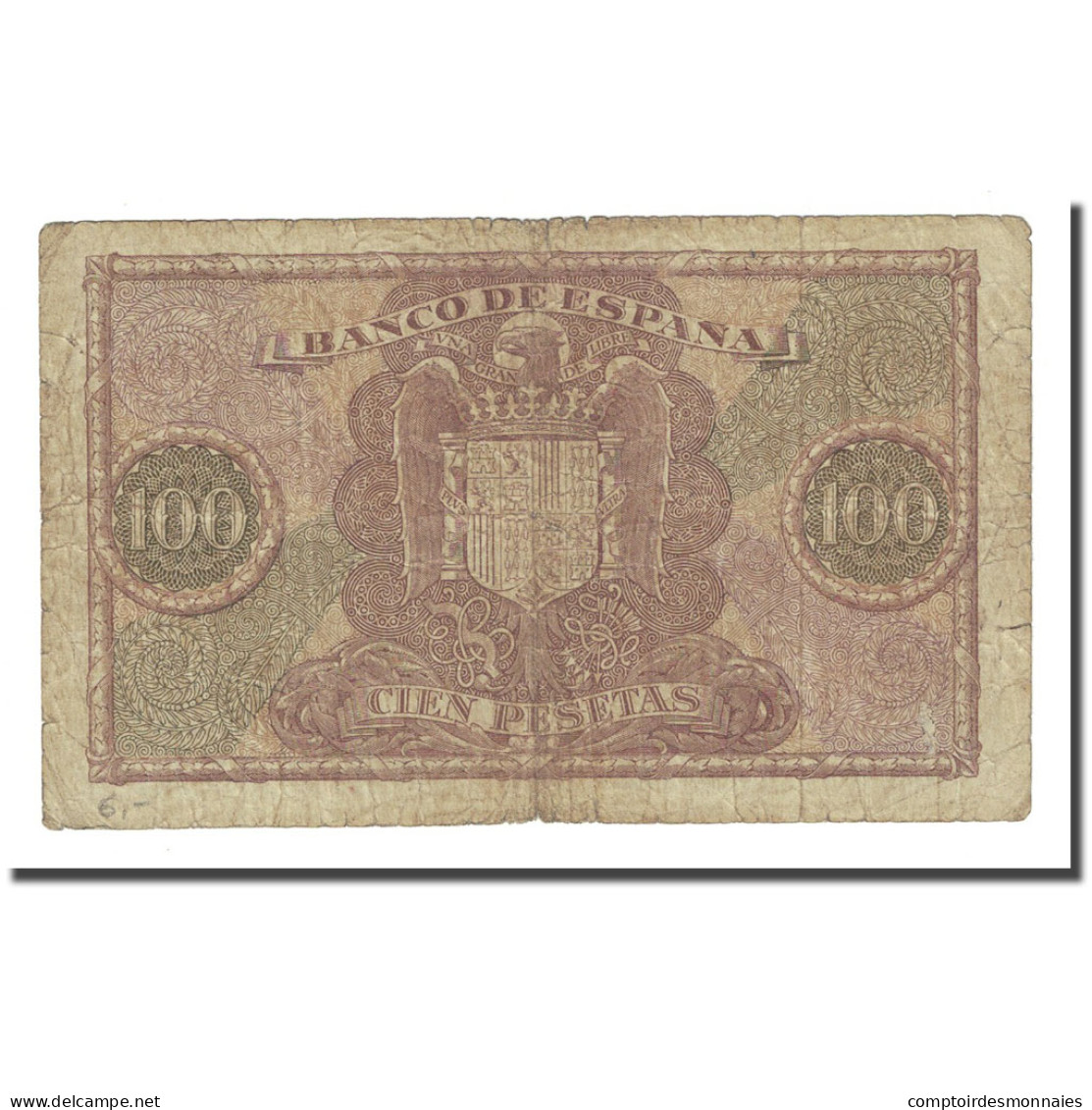 Billet, Espagne, 100 Pesetas, 1940-01-09, KM:118a, B+ - 100 Pesetas