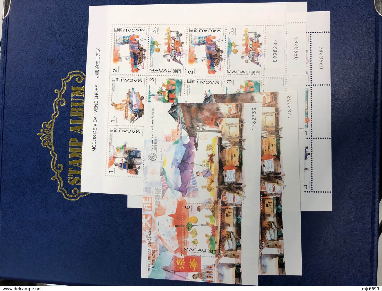 MACAU - STREET SELLERS - LOT OF 2 S\S + 3 SHEETLETS - - Ungebraucht