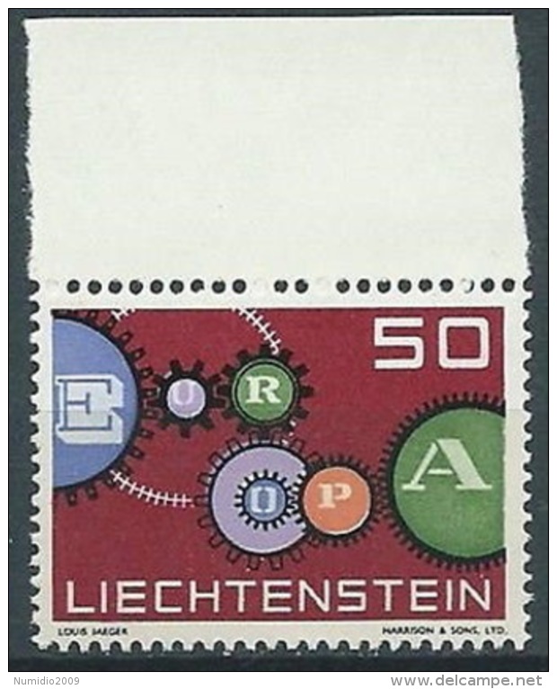 1961 EUROPA LIECHTENSTEIN MNH ** - EV - Nuovi