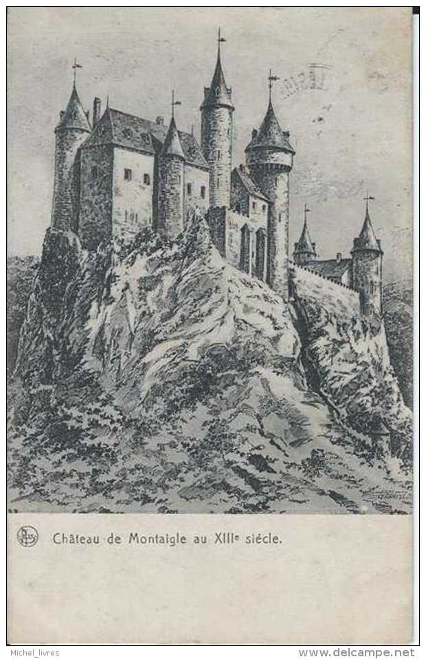 Falaën - Chateau De Montaigle Au XIII è Siècle - Circulé En 1914 - Onhaye - Onhaye