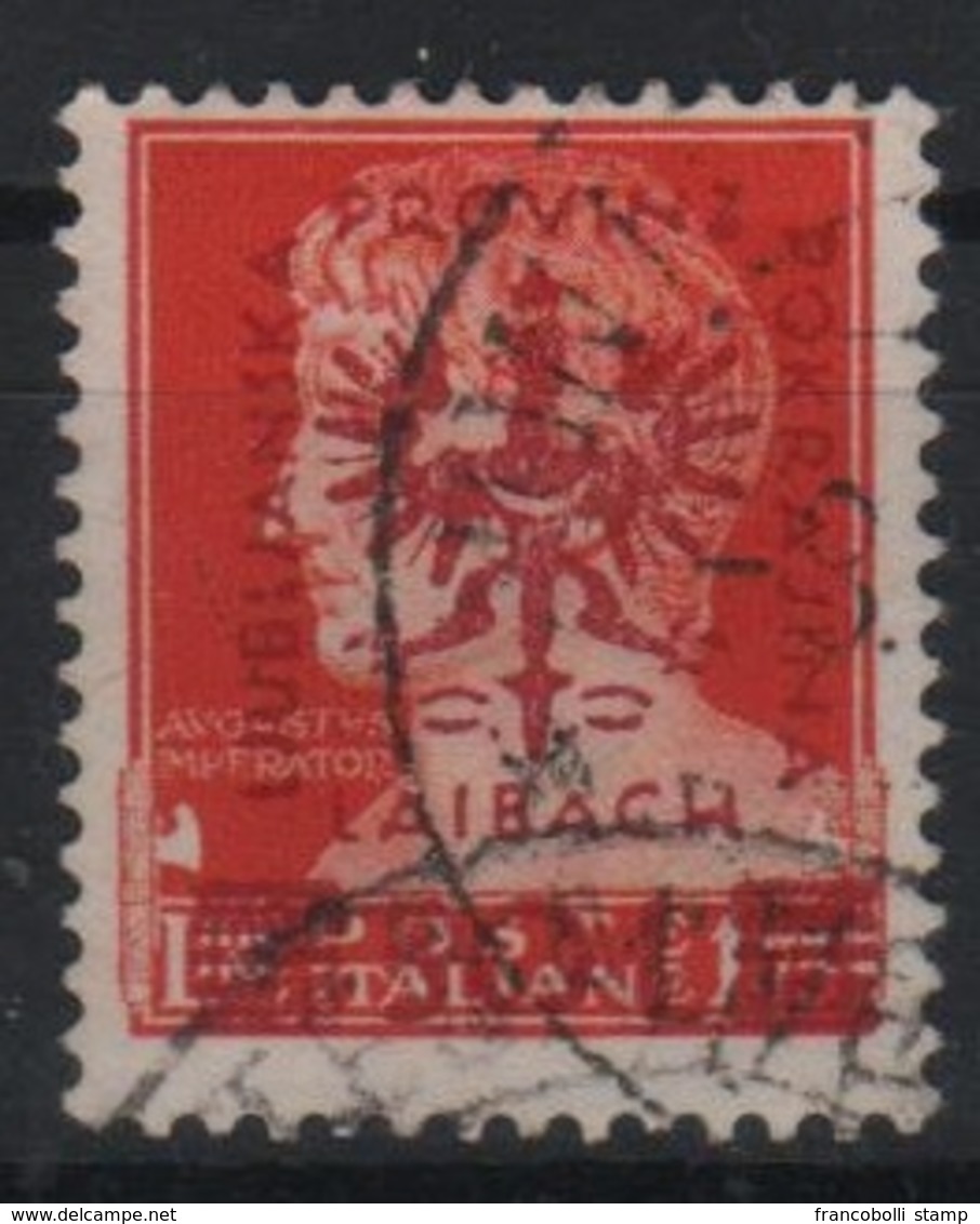 1944 Occupazione Tedesca Lubiana 50 L. Su 1,75 L. - Deutsche Bes.: Lubiana