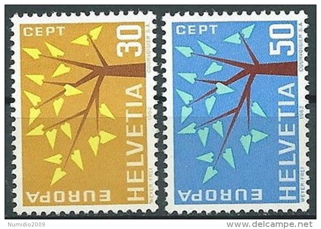 1962 EUROPA SVIZZERA MNH ** - EV-3 - 1962