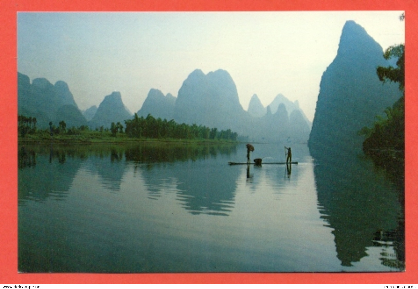 CINA-INTERI POSTALE-SERIE DI 10 CARTOLINE POSTALI DI POSTA AEREA-NUOVE-SERIE TURISTICA-