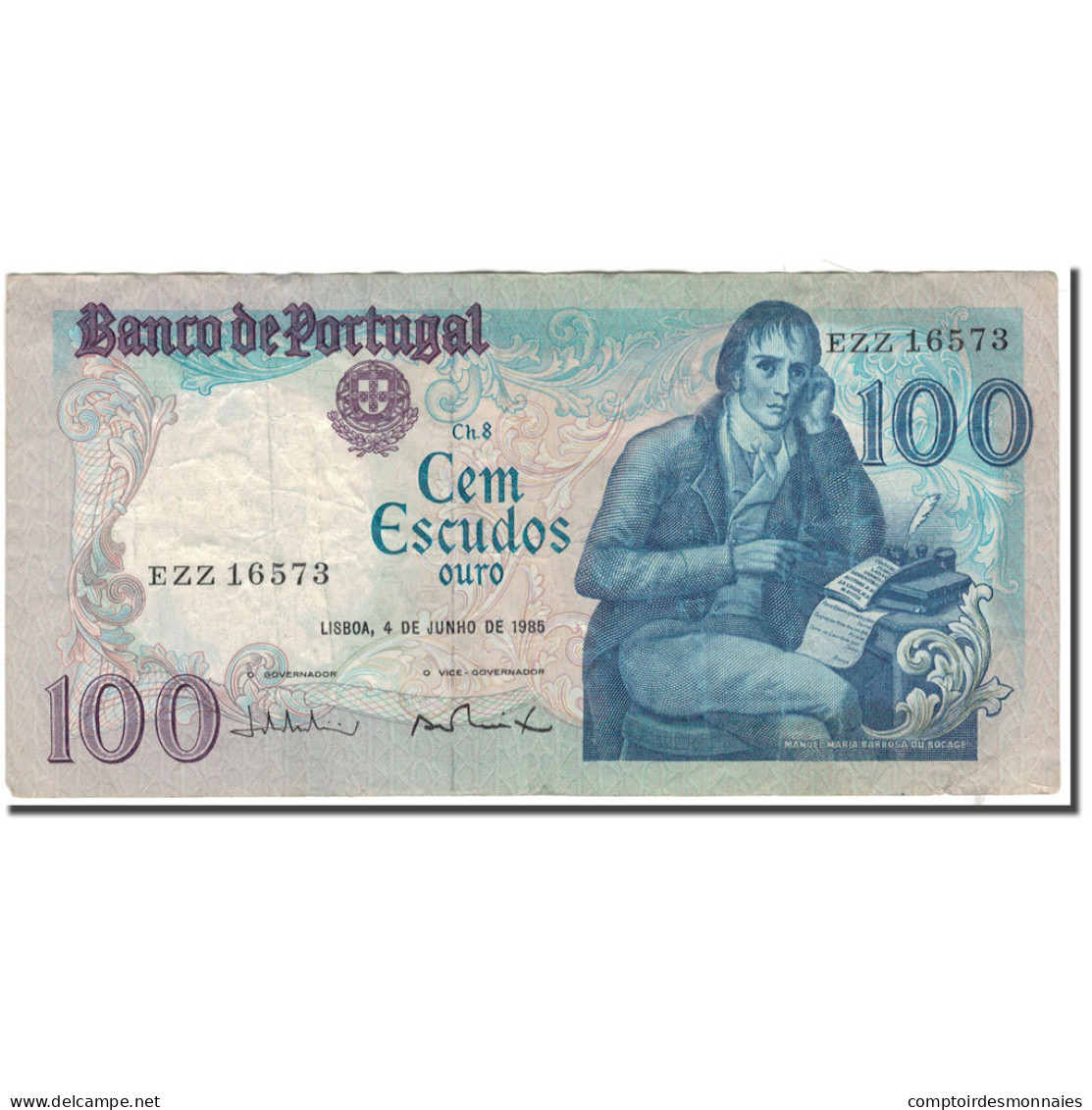 Billet, Portugal, 100 Escudos, 1985-06-04, KM:178e, TB - Portugal