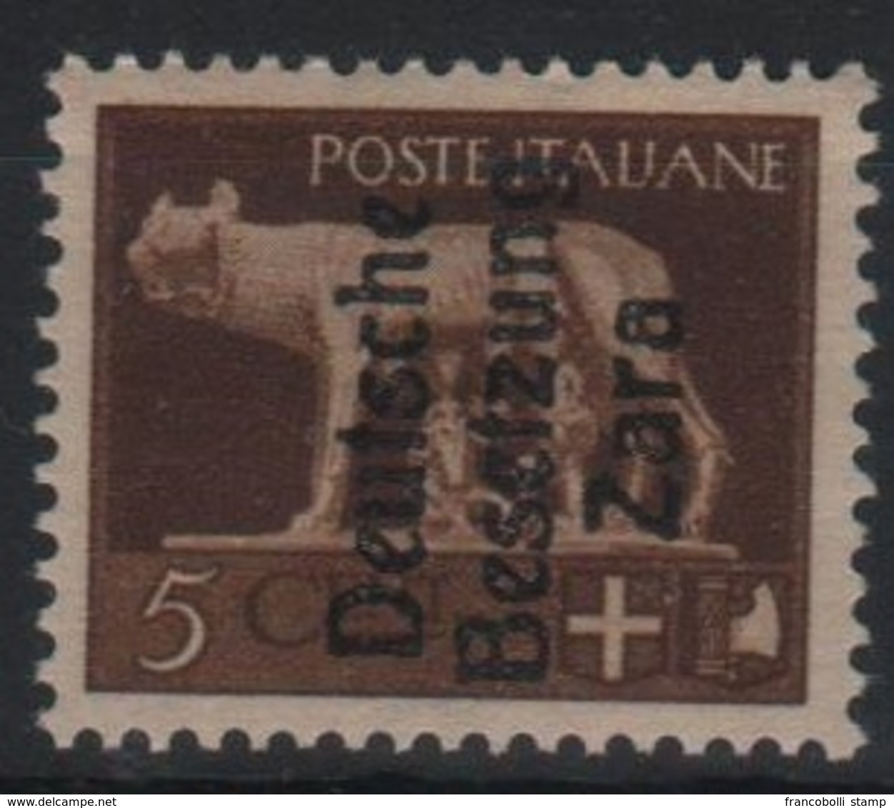 1943 Occupazione Tedesca Zara 5 C. MNH - Duitse Bez.: Zara