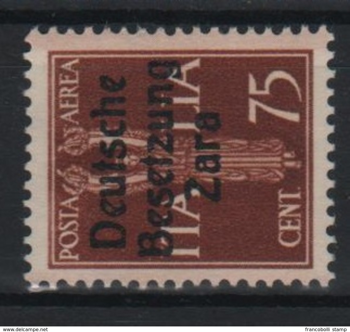 1943 Occupazione Tedesca Zara 75 C.  P.a. MNH - Deutsche Bes.: Zara