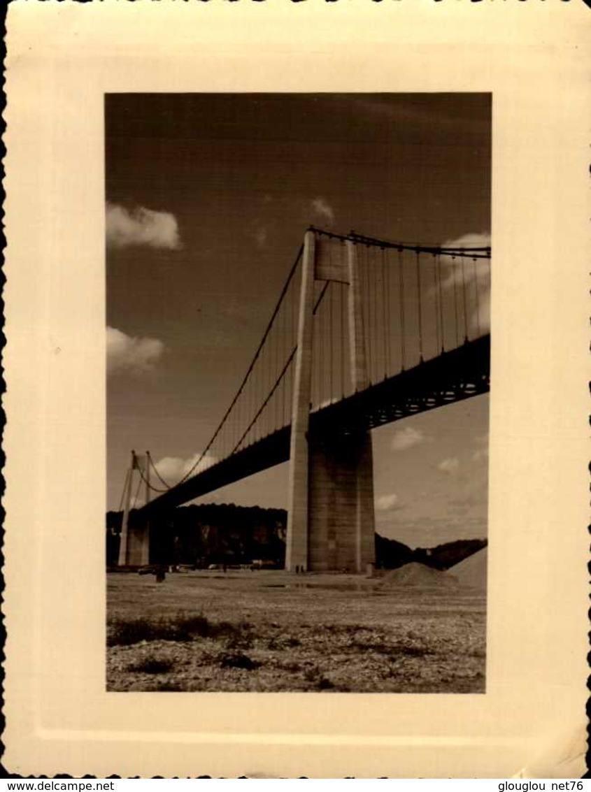 PHOTO AMATEUR 11/8,5 CM   PONT DE TANCARVILLE    1960 - Lieux