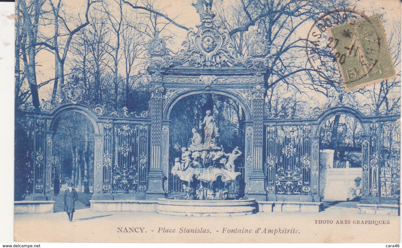 CPA -  NANCY Place Stanislas Fontaine D'amphritite - Nancy