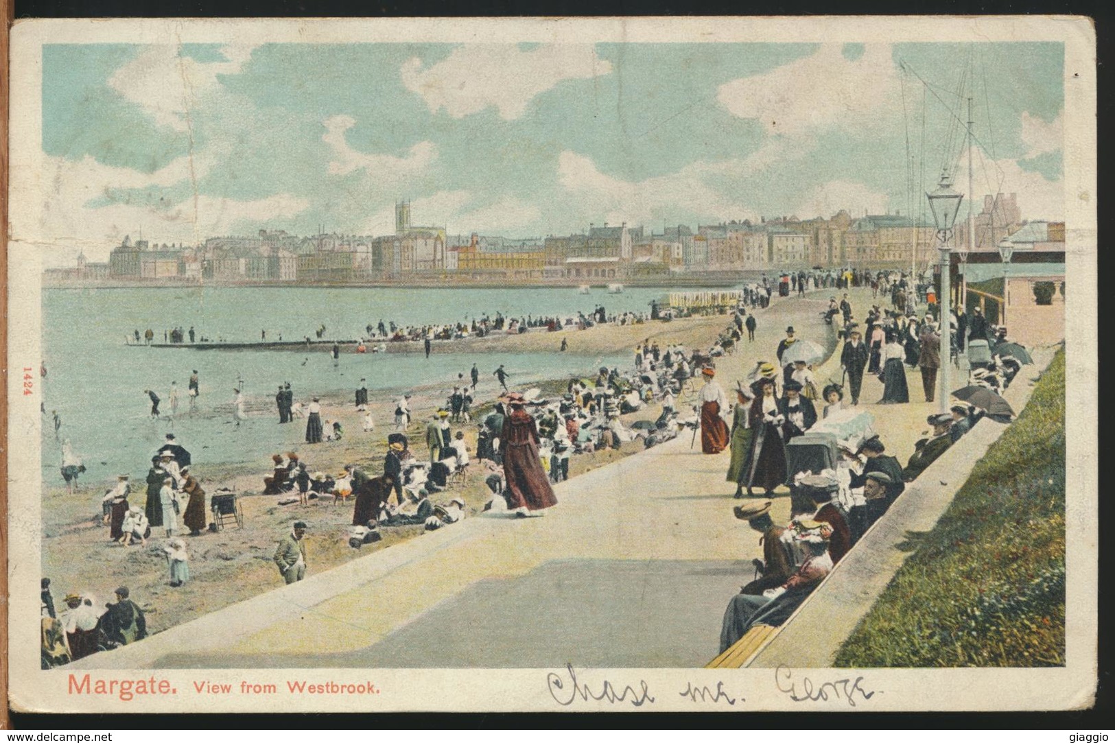 °°° 11661 - UK - MARGATE - VIEW FROM WESTBROOK - 1903 °°° - Margate