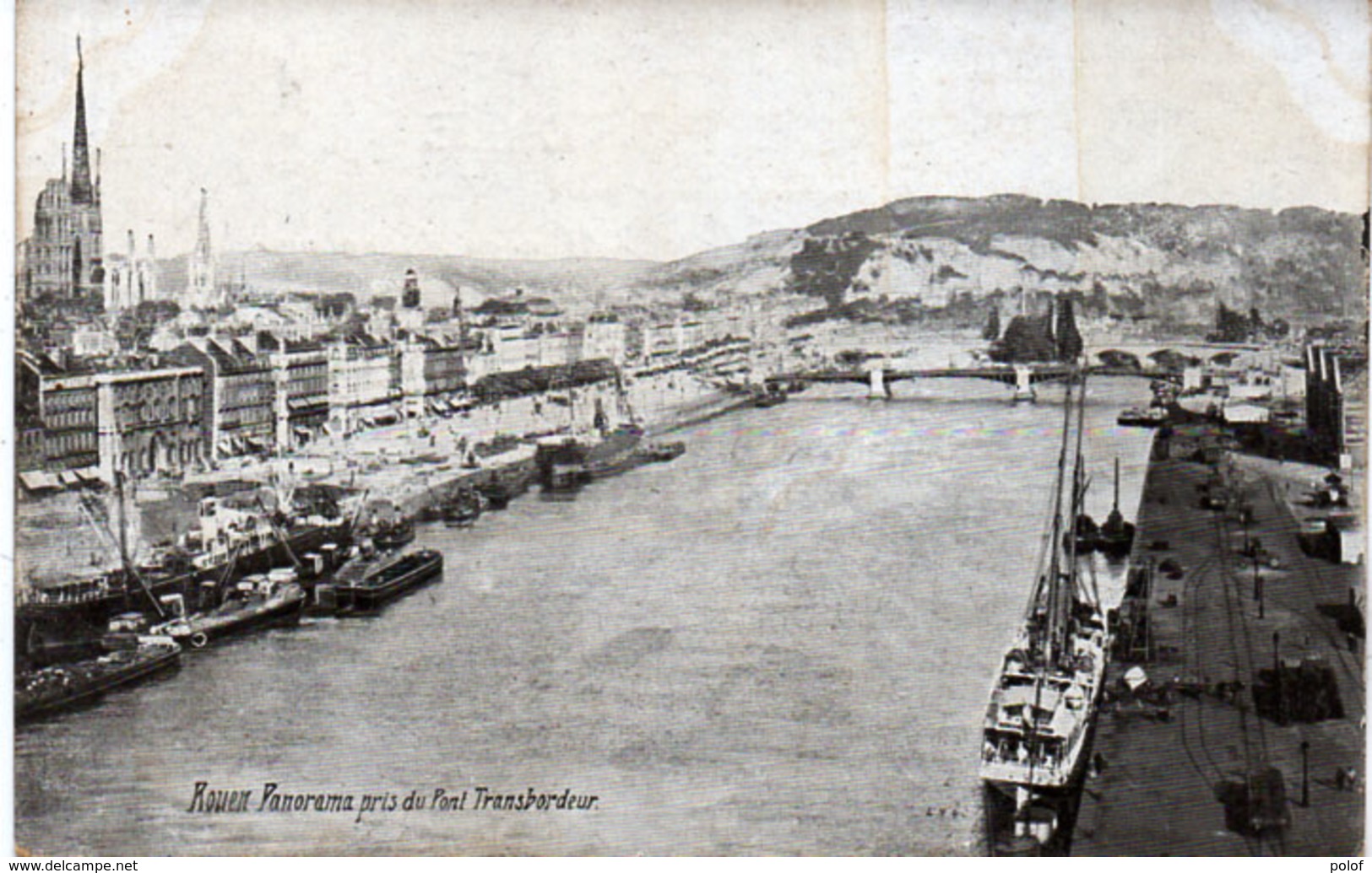 ROUEN - Panorama Pris Du Pont Transbordeur    (109587) - Rouen