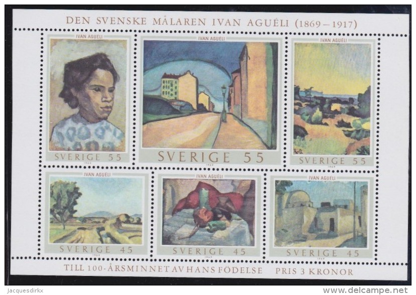 Sweden   .     Facit   .   Blok  2   .     **    .    MNH  .   /   .   Postfis - Neufs