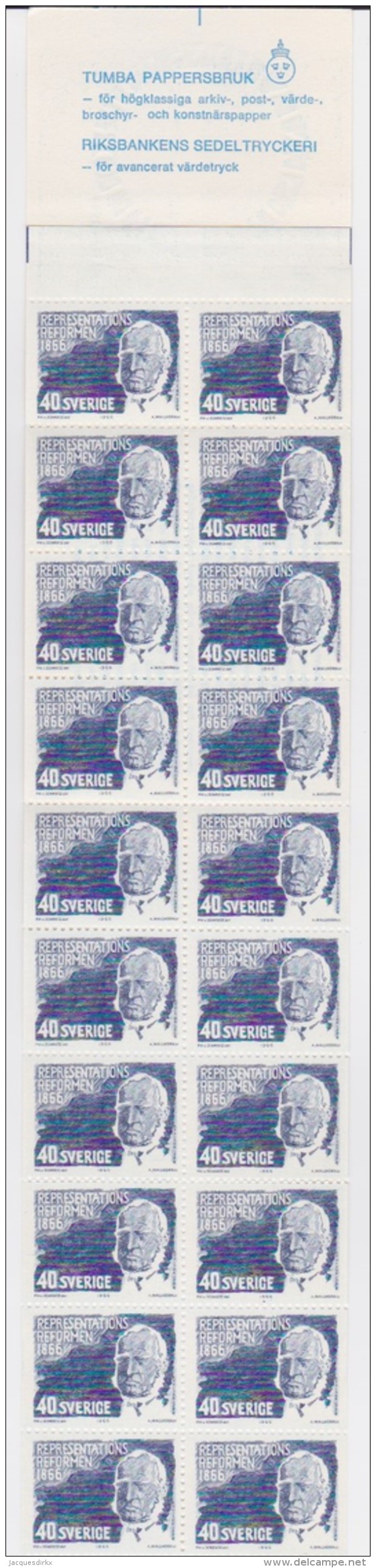 Sweden   .     Facit   .   H  179   (complete)       .     **    .    MNH  .   /   .   Postfris - 1951-80