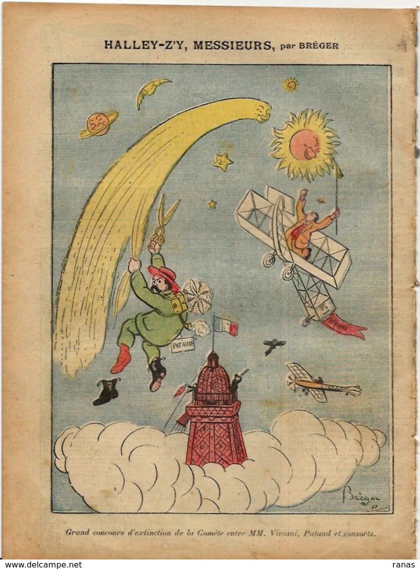 Bosnie Comète Astronomie Le Pélerin N° 1743 De 1910 - Other & Unclassified