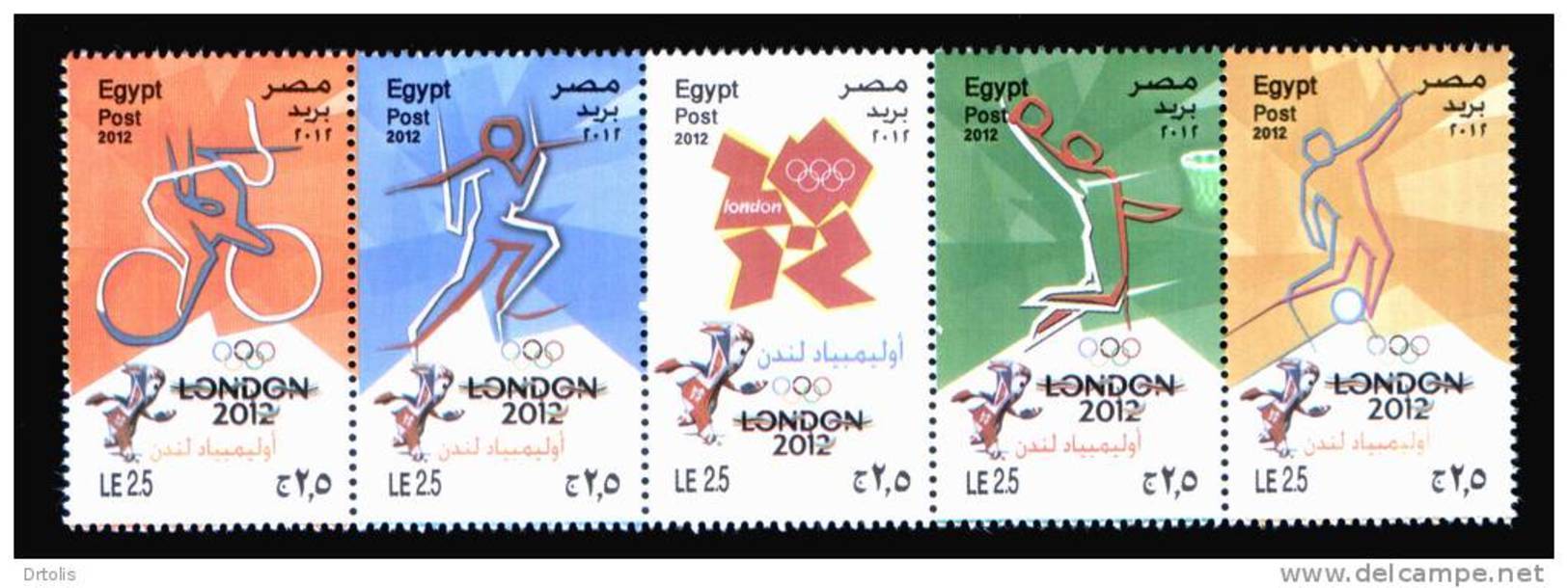 EGYPT / 2012 / COMPLETE YEAR ISSUES  / MNH / VF/ 7 SCANS . - Unused Stamps
