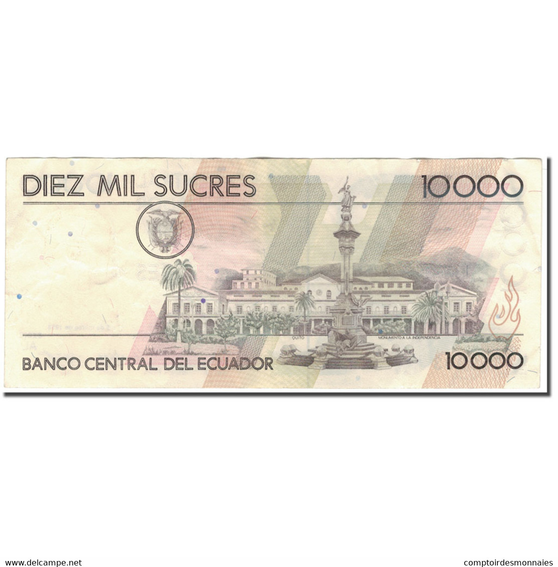 Billet, Équateur, 10,000 Sucres, 1995-03-06, KM:127b, B - Ecuador