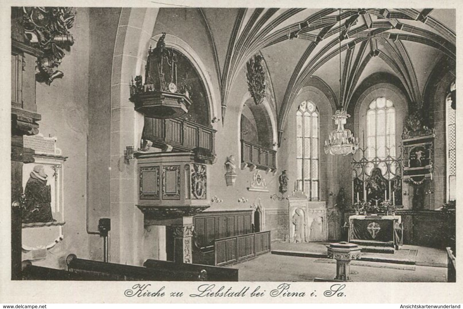 005358  Kirche Zu Liebstadt Bei Pirna I. Sachsen - Liebstadt