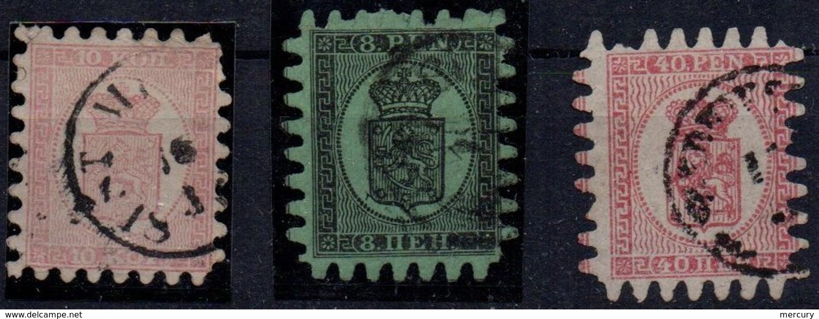 FINLANDE - Bon Lot De 1860/70 Oblitéré à Petit Prix - Oblitérés