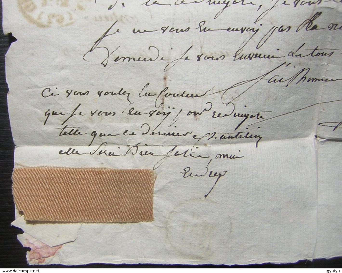 1832 Clermont Ferrand  Lettre Pour Mauriac (Cantal) Avec échantillons De Tissus ! à Voir ! - 1801-1848: Précurseurs XIX