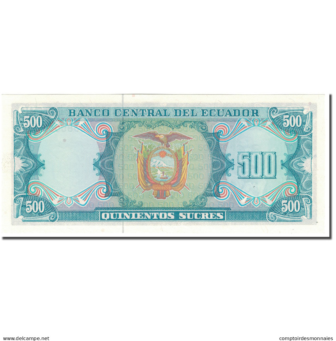 Billet, Équateur, 500 Sucres, 1984-09-05, KM:124a, NEUF - Ecuador