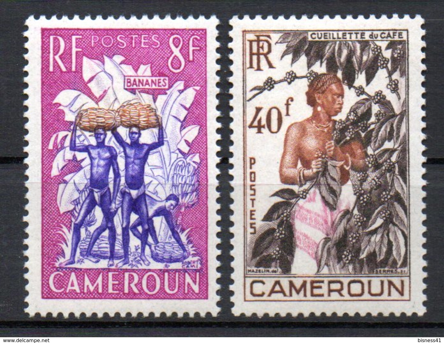 Col10 / Cameroun : N° 297 & 299 Neuf  X MH , Cote : 2,40 € - Unused Stamps