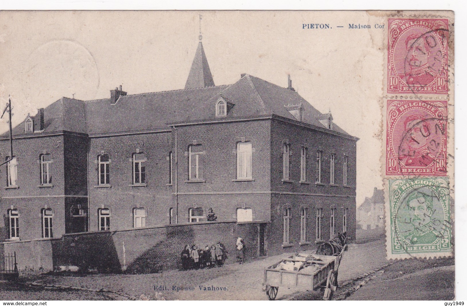 PIETON  MAISON COMMUNALE 1922 - Chapelle-lez-Herlaimont