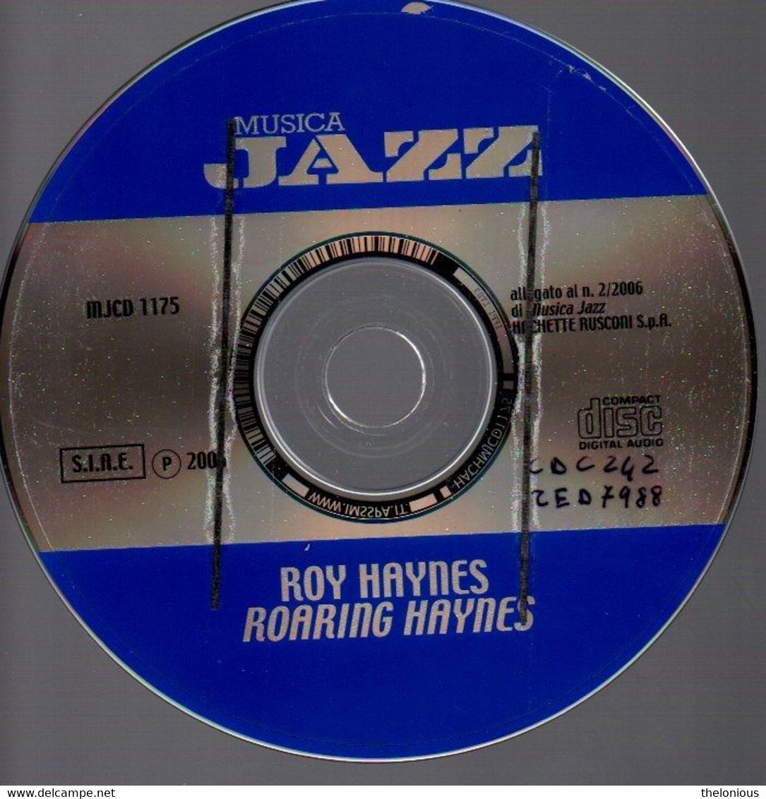 # CD: Roy Haynes – Roaring Haynes - Musica Jazz MJCD 1175 - Jazz