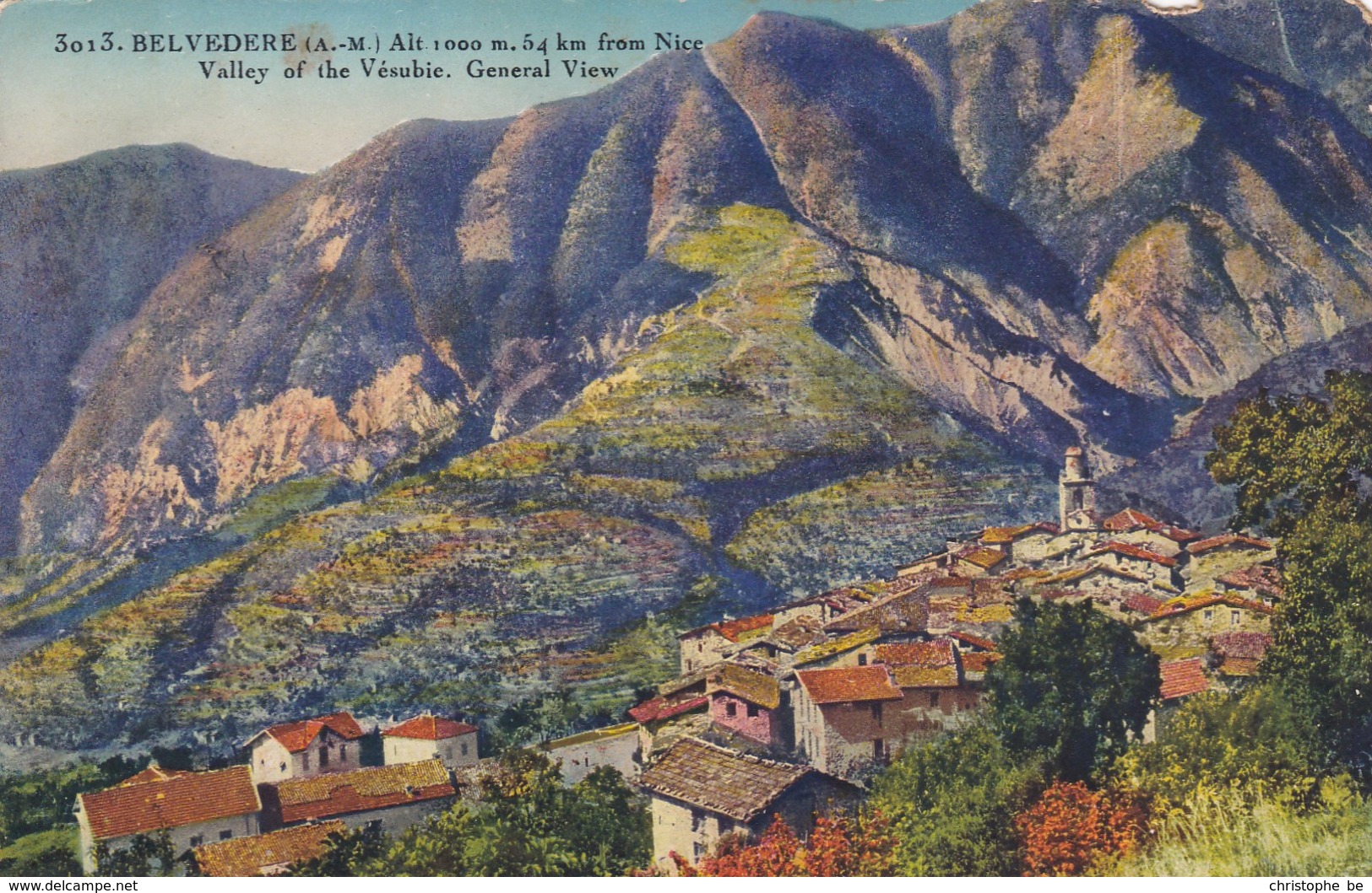 CPA Belvedere, Valley Of The Vésubie, (pk49931) - Belvédère