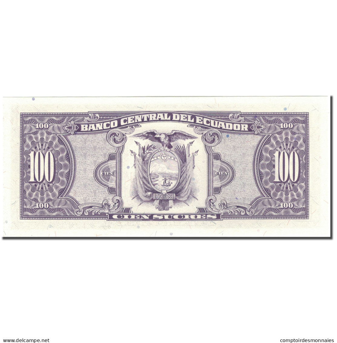 Billet, Équateur, 100 Sucres, 1991-06-21, KM:123Aa, NEUF - Ecuador