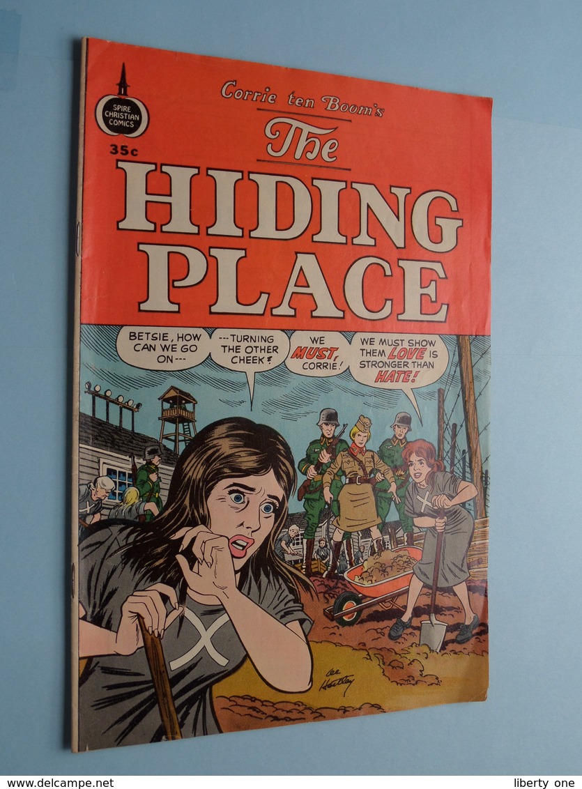 Corrie Ten Boom's THE HIDING PLACE ( Spire Christian Comics ) Copyright 1973 The Fleming H. Revell C° ! - Cómics De Periódicos